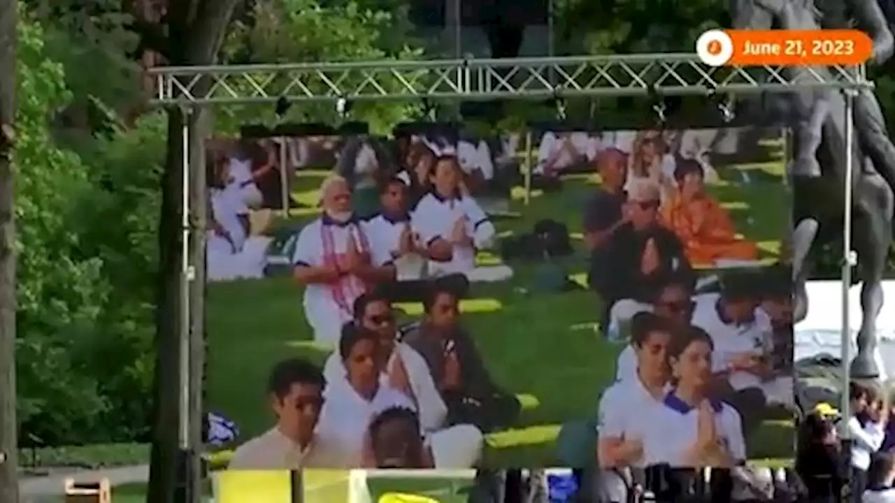 Modi calls for 'one earth, one family, one future' at U.N. yoga event