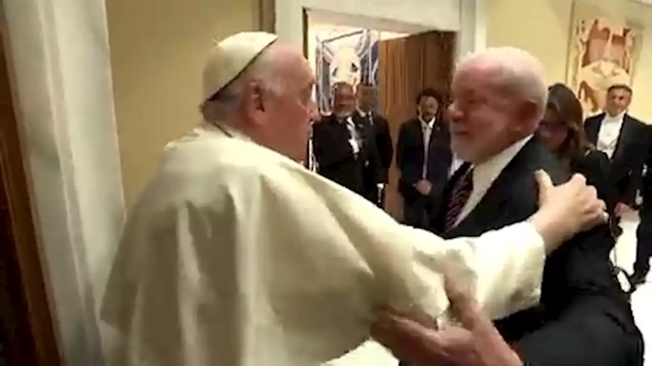 Brazil's Lula discusses peace, poverty and inequality with pope