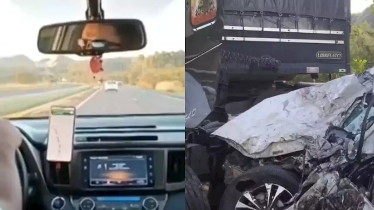 Vídeo mostra família cantando em carro antes de acidente fatal no PI