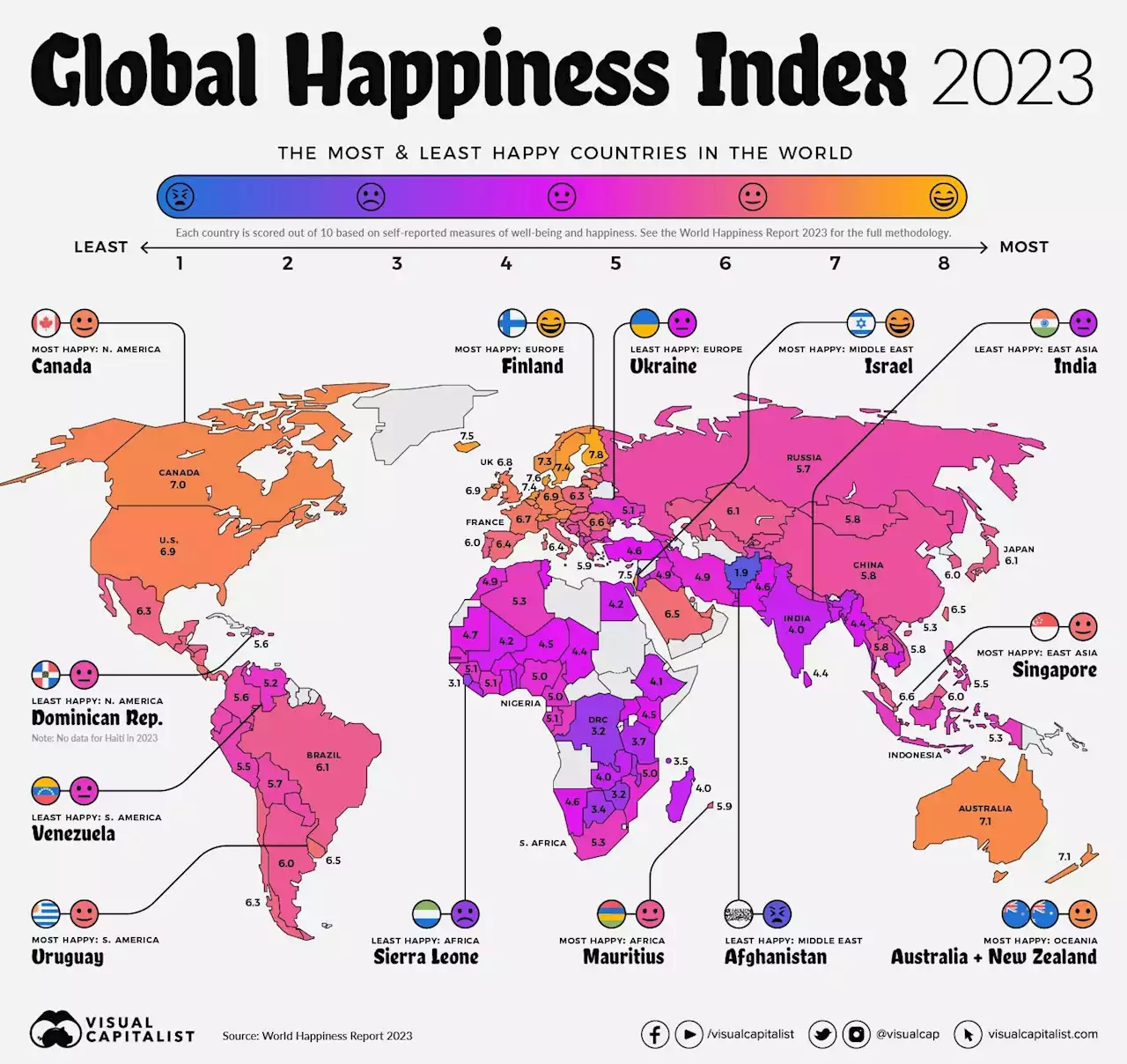 Blog | La Finlandia è di nuovo in cima alla classifica dei “paesi più felici del mondo” - Info Data