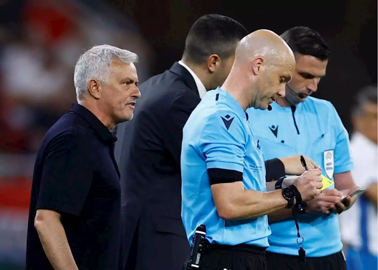 Soccer-UEFA ban Mourinho for four games for abusing referee Taylor