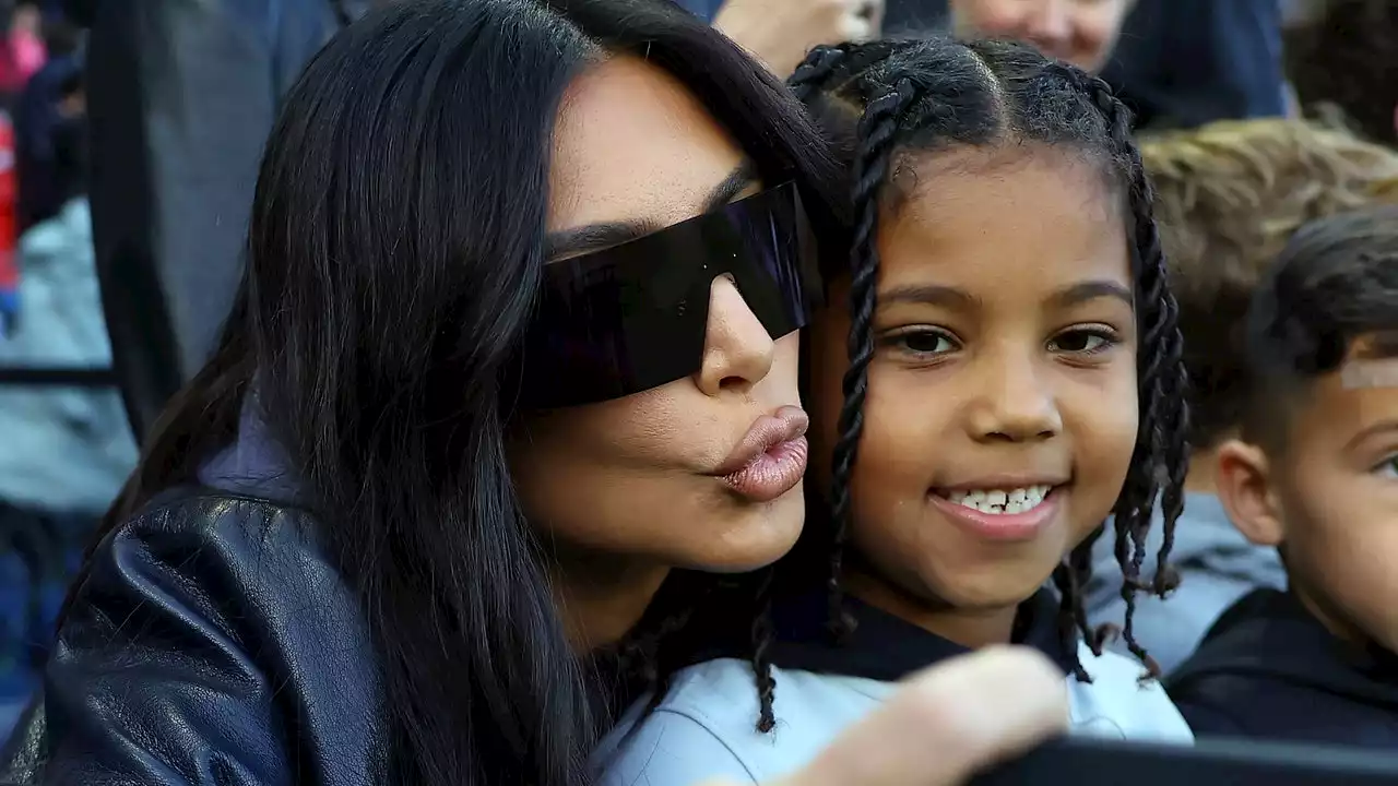 Saint West Wore Louis Vuitton Tooth Gems to Pharrell's Debut Show