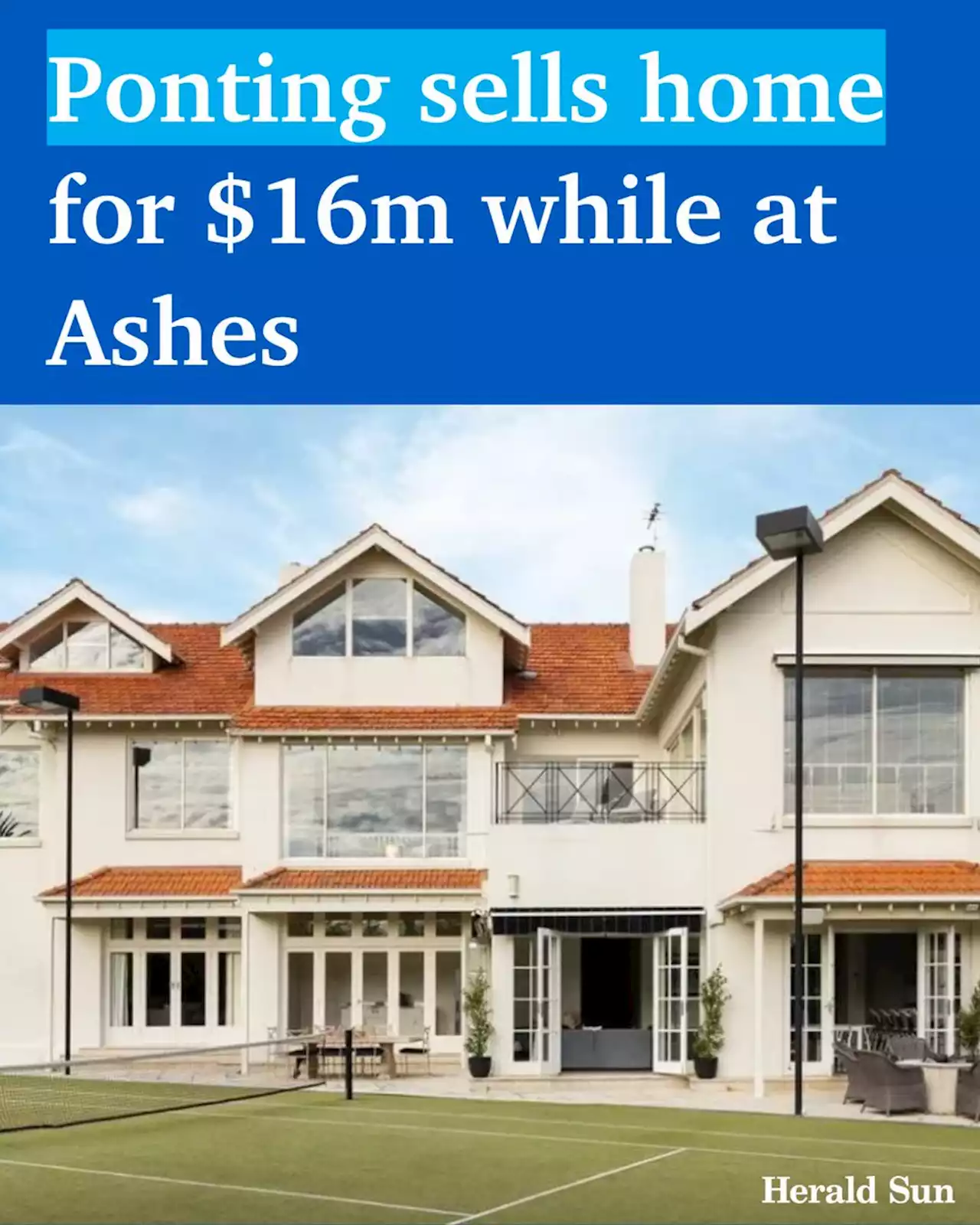 Ricky Ponting sells long-time Brighton mansion for around $16m - realestate.com.au