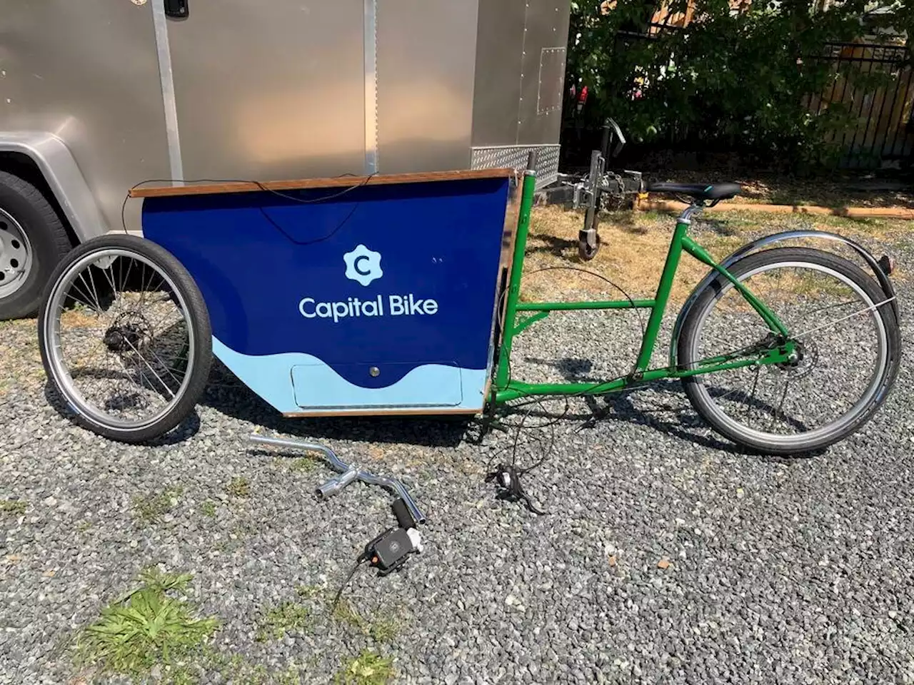 Capital Bike's custom cargo bike found in pieces in Topaz Park after theft