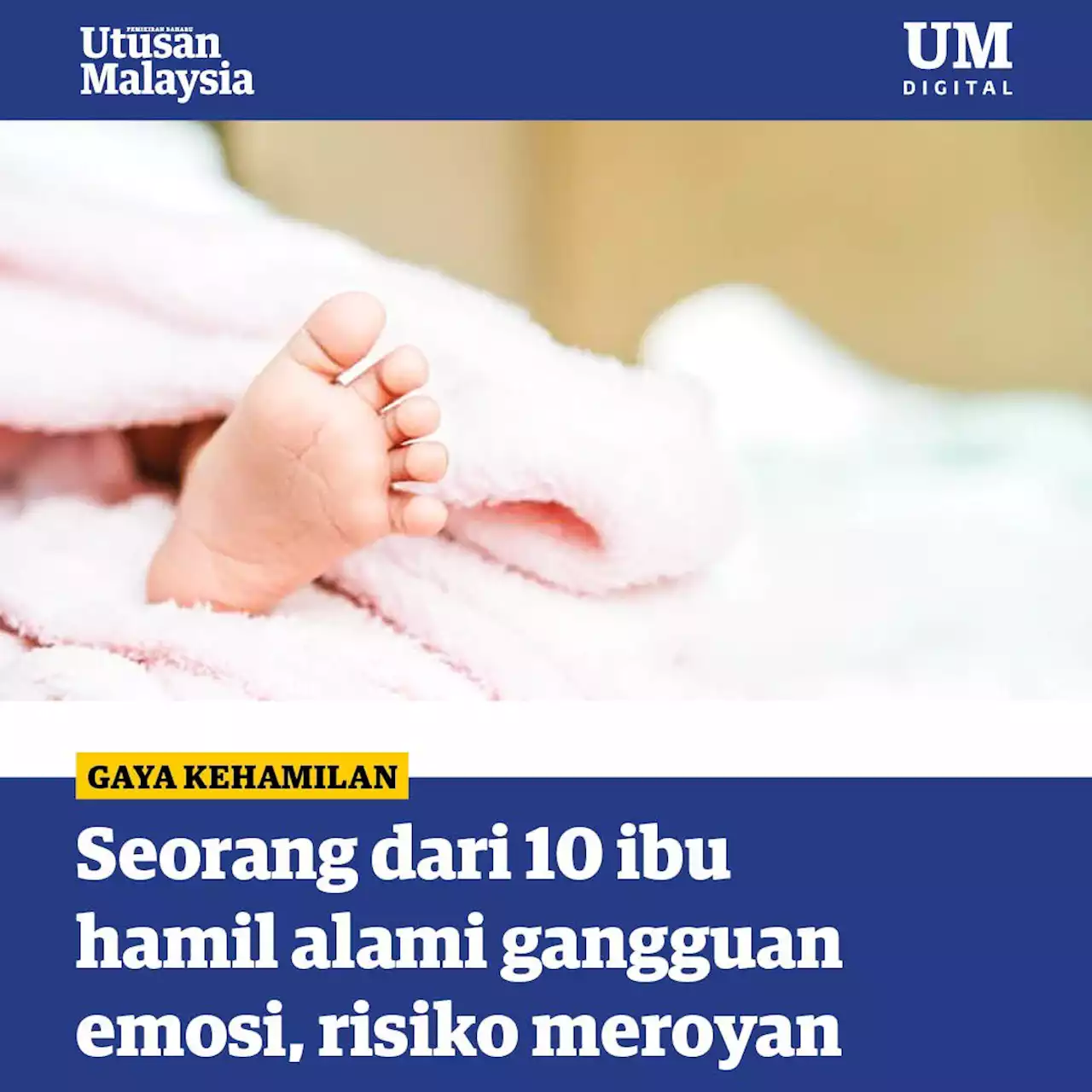 Seorang dari 10 ibu hamil alami gangguan emosi, risiko meroyan