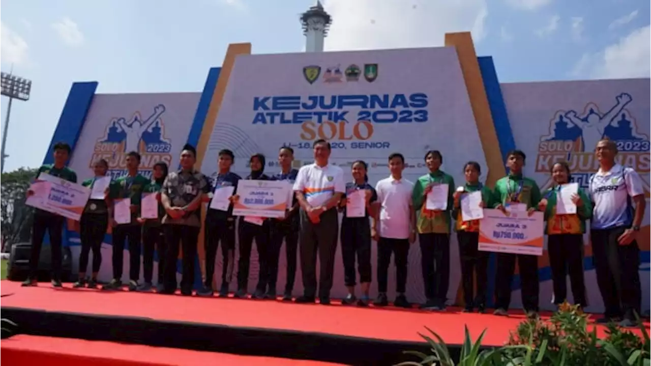 Tuan Rumah Kejurnas Atletik 2023, Luhut Harap Solo Lahirkan Atlet Terbaik