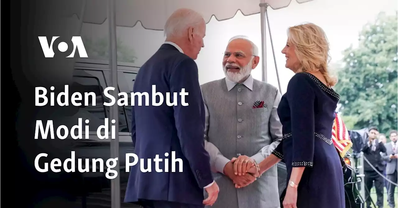 Biden Sambut Modi di Gedung Putih