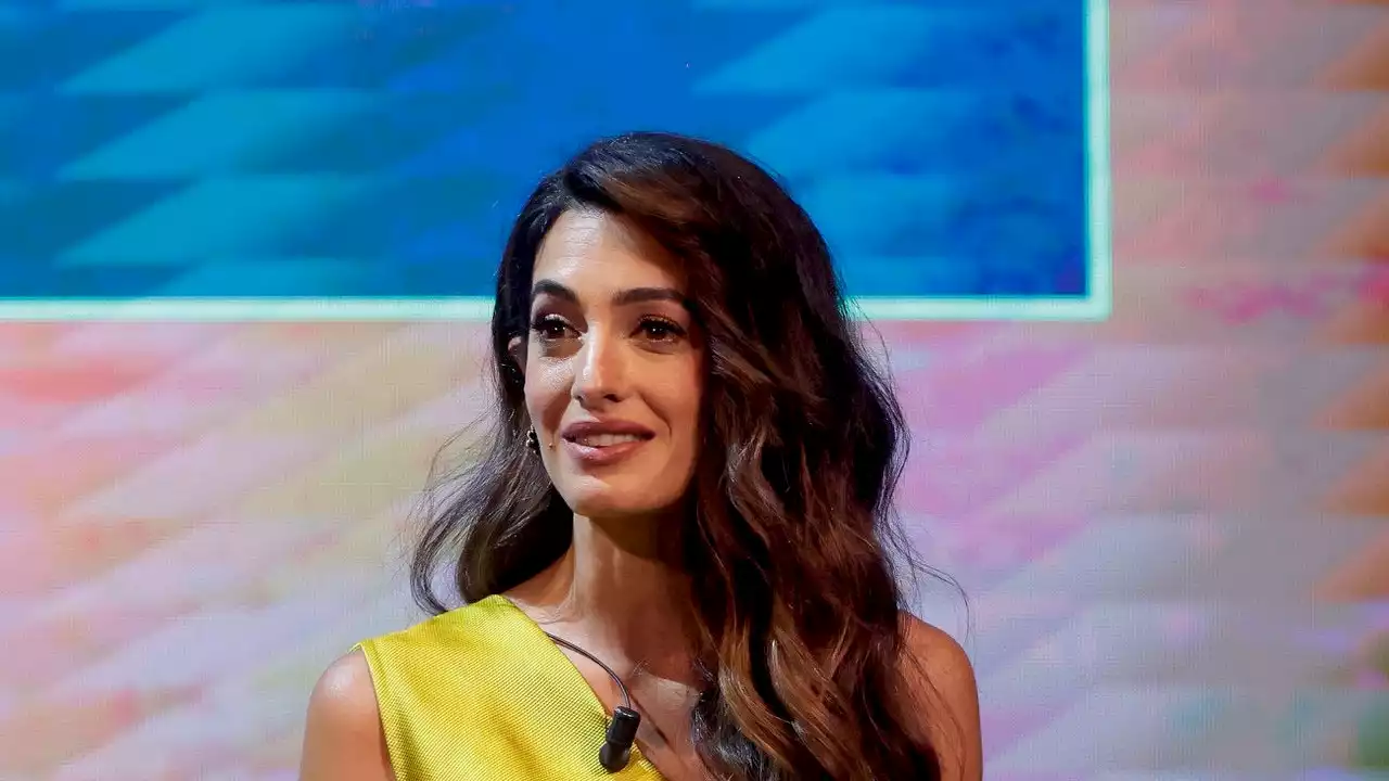 Amal Clooney y Céline Cousteau participan en la Conferencia mundial 'We Choose Earth' en Madrid