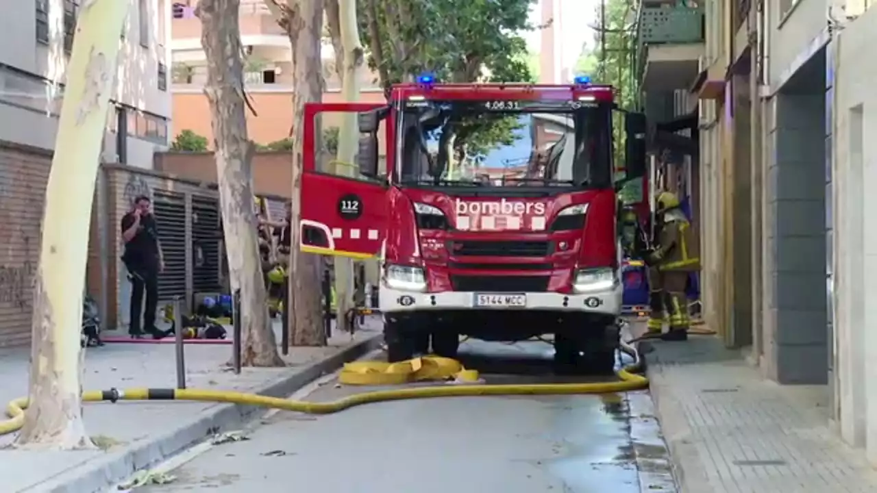 Muere una anciano en el incendio de una vivienda en Granollers