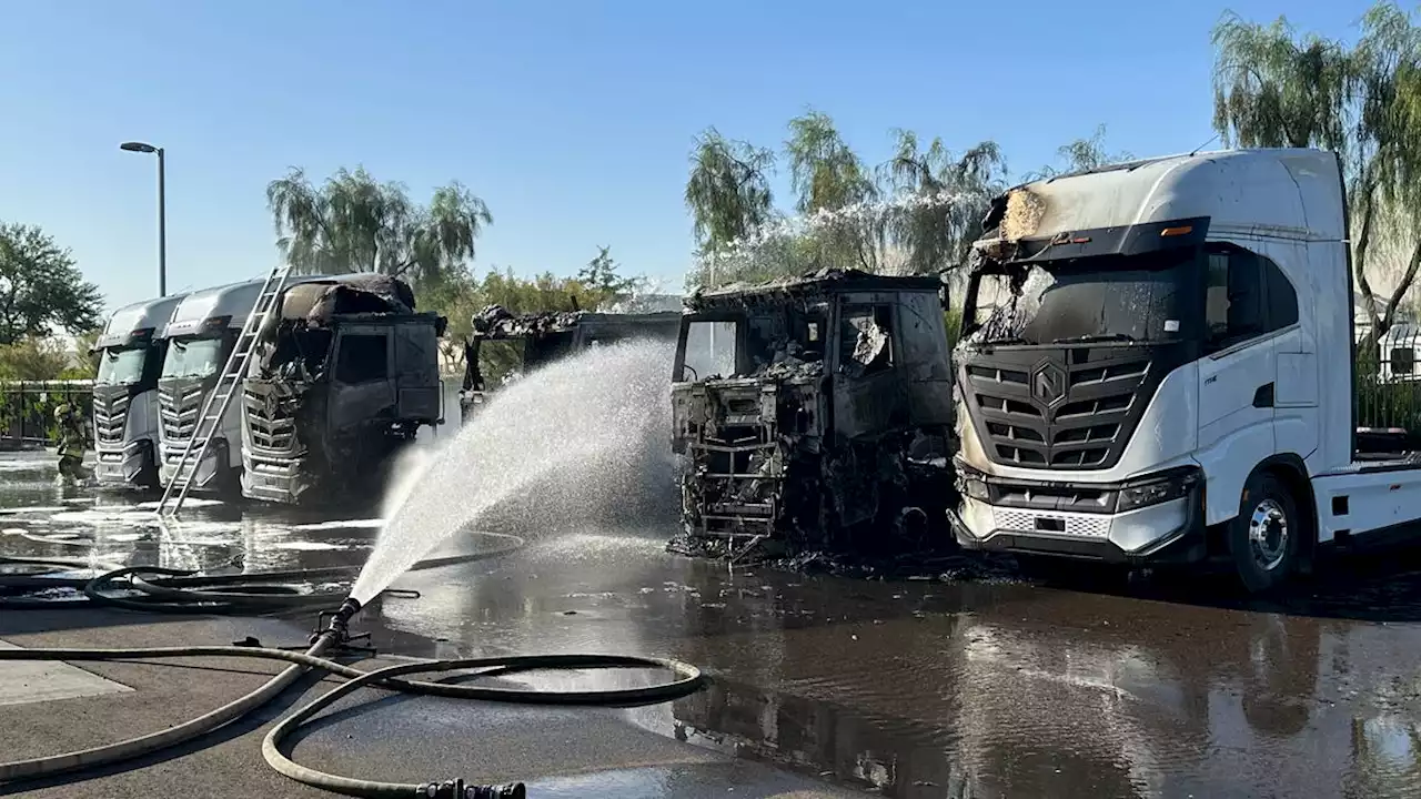 Foul play suspected in Nikola Motor fires that destroyed 4 electric semitrucks, company says