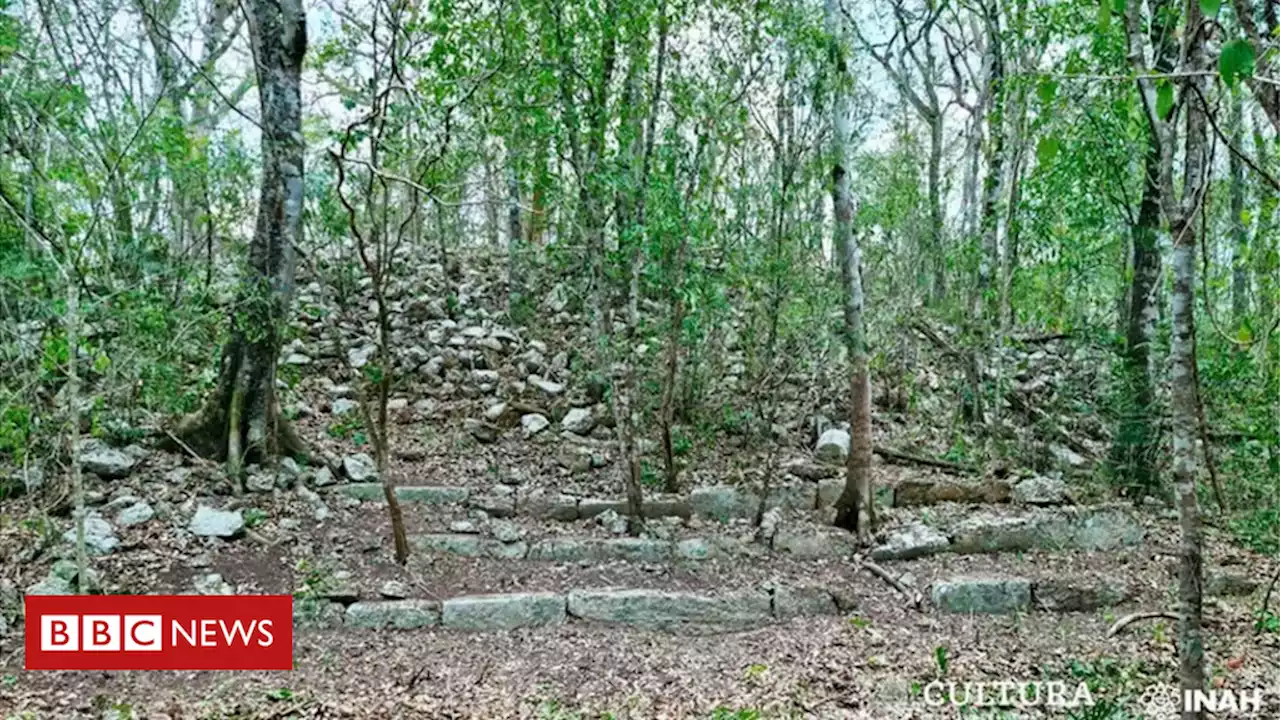 A antiga cidade maia descoberta no meio da floresta no México - BBC News Brasil