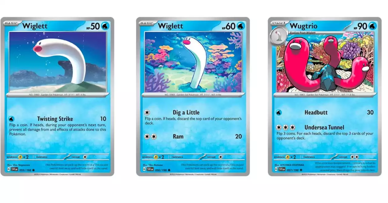 The Cards Of Pokémon TCG: Scarlet & Violet Part 12: Wiglett Line