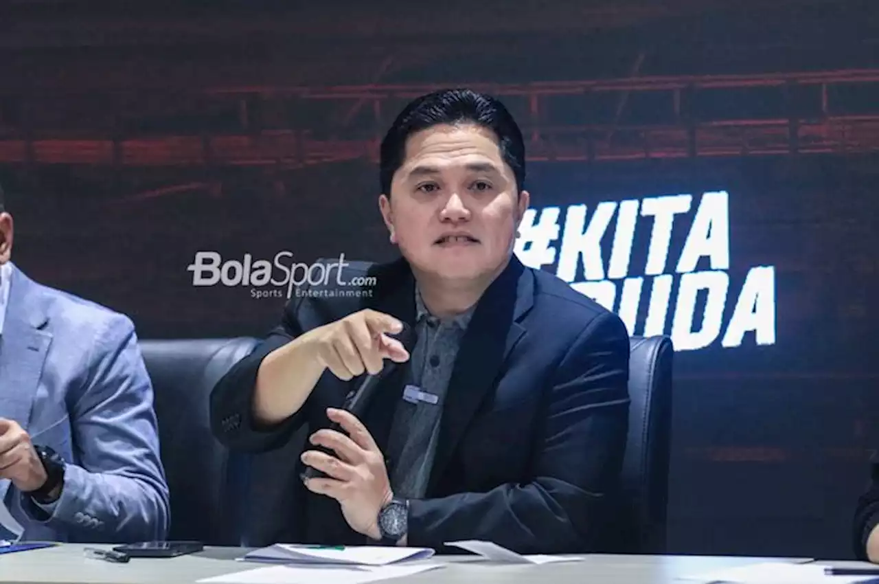 Erick Thohir Bicara soal Ancaman Sabotase Penggunaan VAR di Liga 1 2023-2024 - Bolasport.com