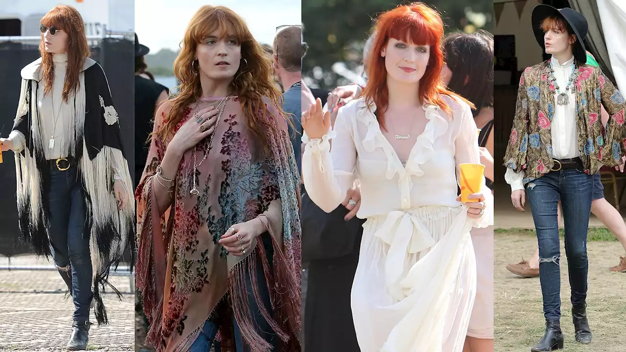 Florence Welch’s Theatrical Glastonbury Looks Would Make Daisy Jones Proud