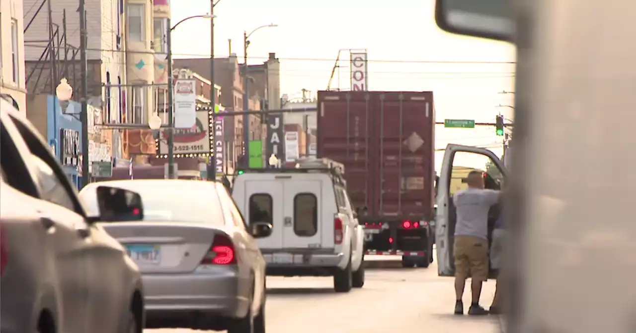 Little Village activists say semi-trailer trucks on 26th Street are causing health problems