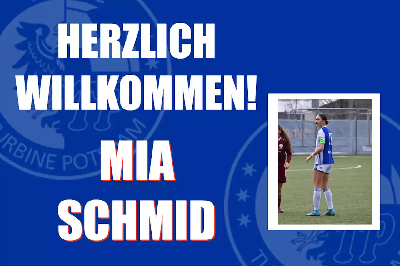 Mia Schmid wechselt zum 1. FFC Turbine Potsdam - 1. FFC Turbine Potsdam