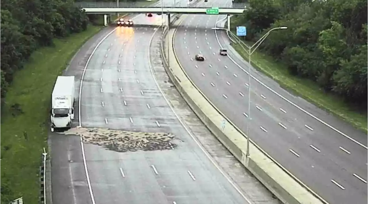 Diesel spill on I-71 shut down northbound traffic at 480 into Cleveland