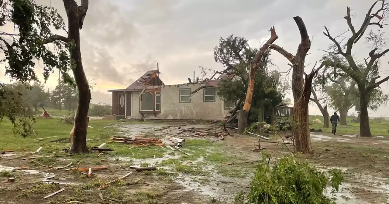 Tornado destroyed home in Logan County on Wednesday, more flooding expected Sunday