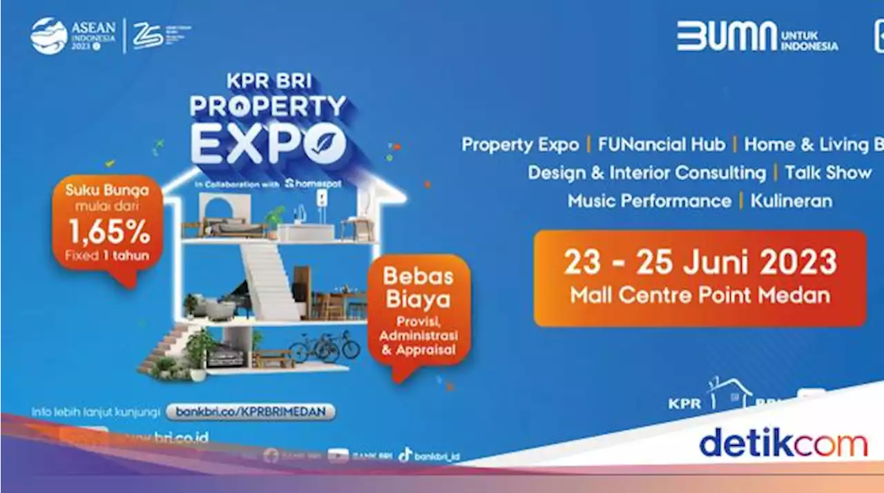 Hadir di Medan, KPR BRI Property Expo Banjir Promo dan Kemudahan Layanan