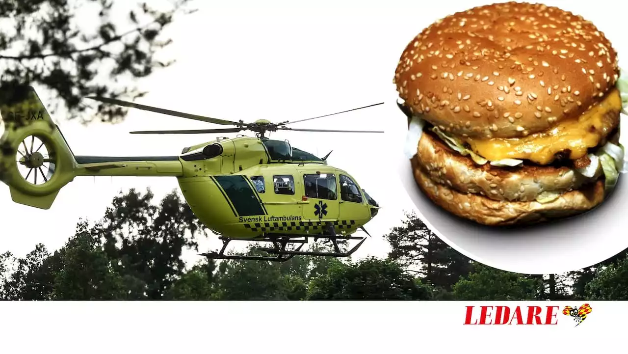 LEDARE: Flygande hamburgare får inte stoppa ambulansen