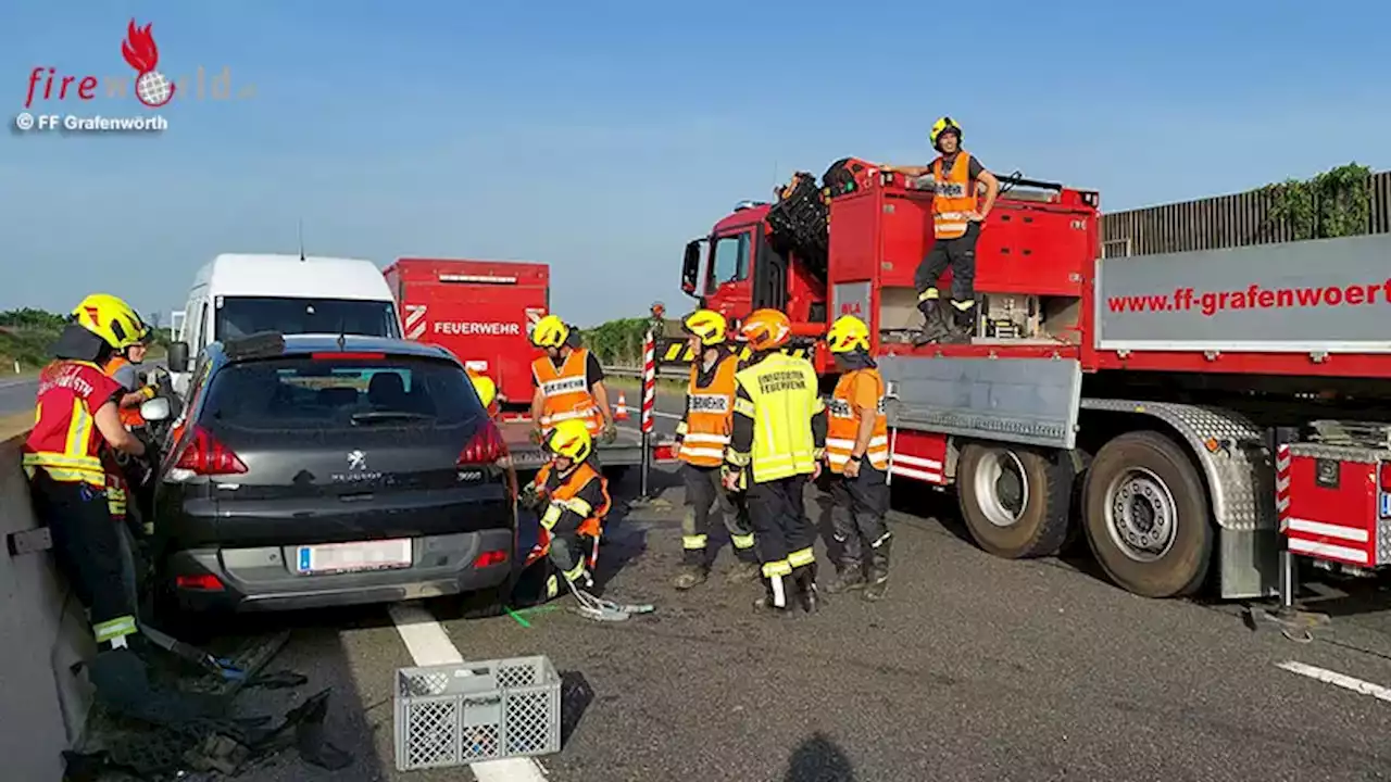 Nö: Kollision Pkw und Lieferwagen auf der S 5 bei Grafenwörth