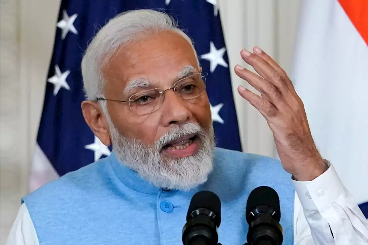 Modi denies discrimination in India at Biden’s press conference