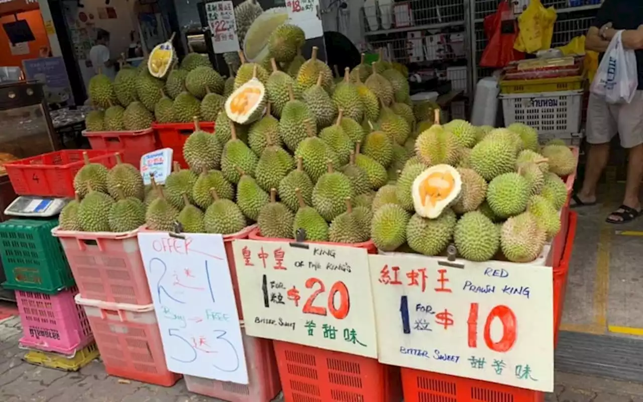 Singapore durian lovers rejoice as prices plunge