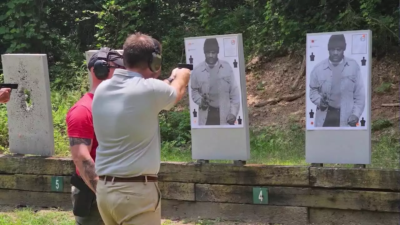 Georgia community outraged over police department's use of Black man's image on shooting targets