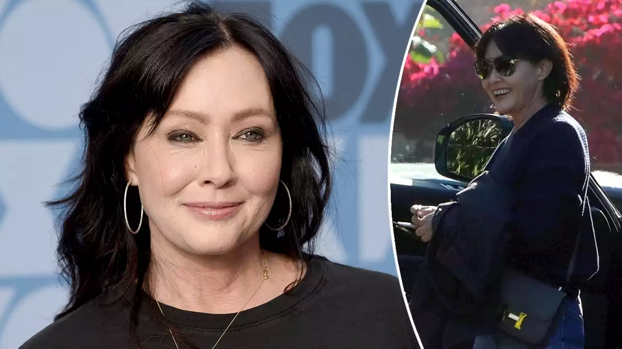 Shannen Doherty, 'Charmed' actress, all smiles as she steps out after revealing cancer spread to her brain