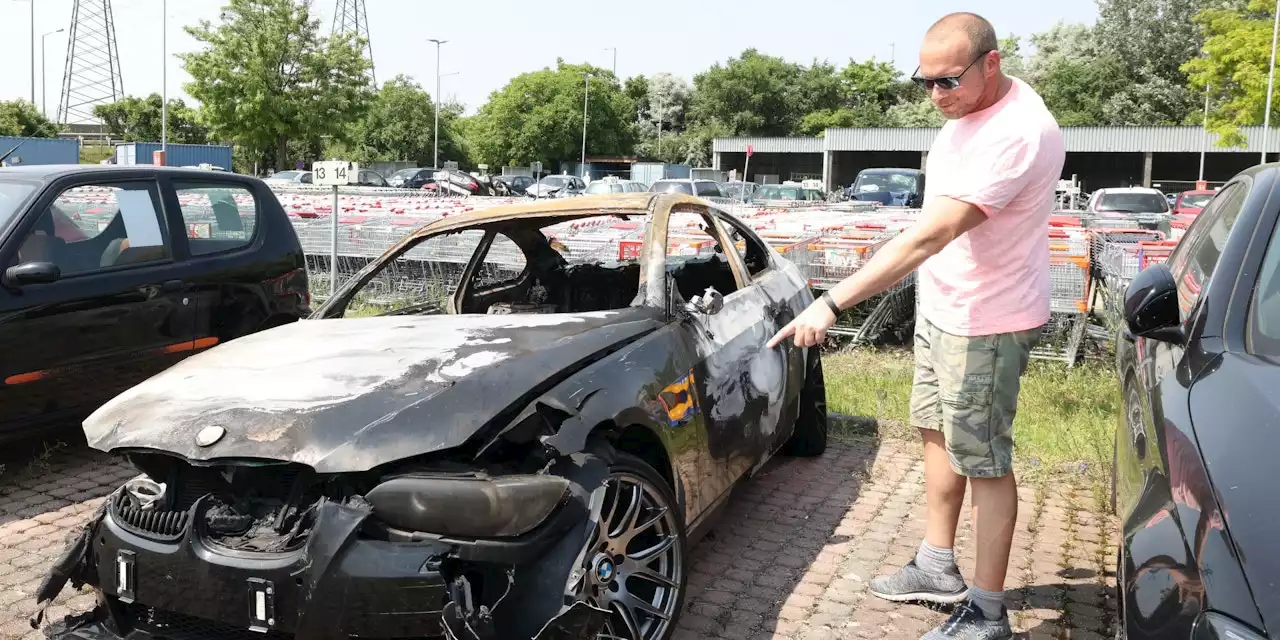 BMW nach Juwelier-Coup abgefackelt – Wiener helfen René