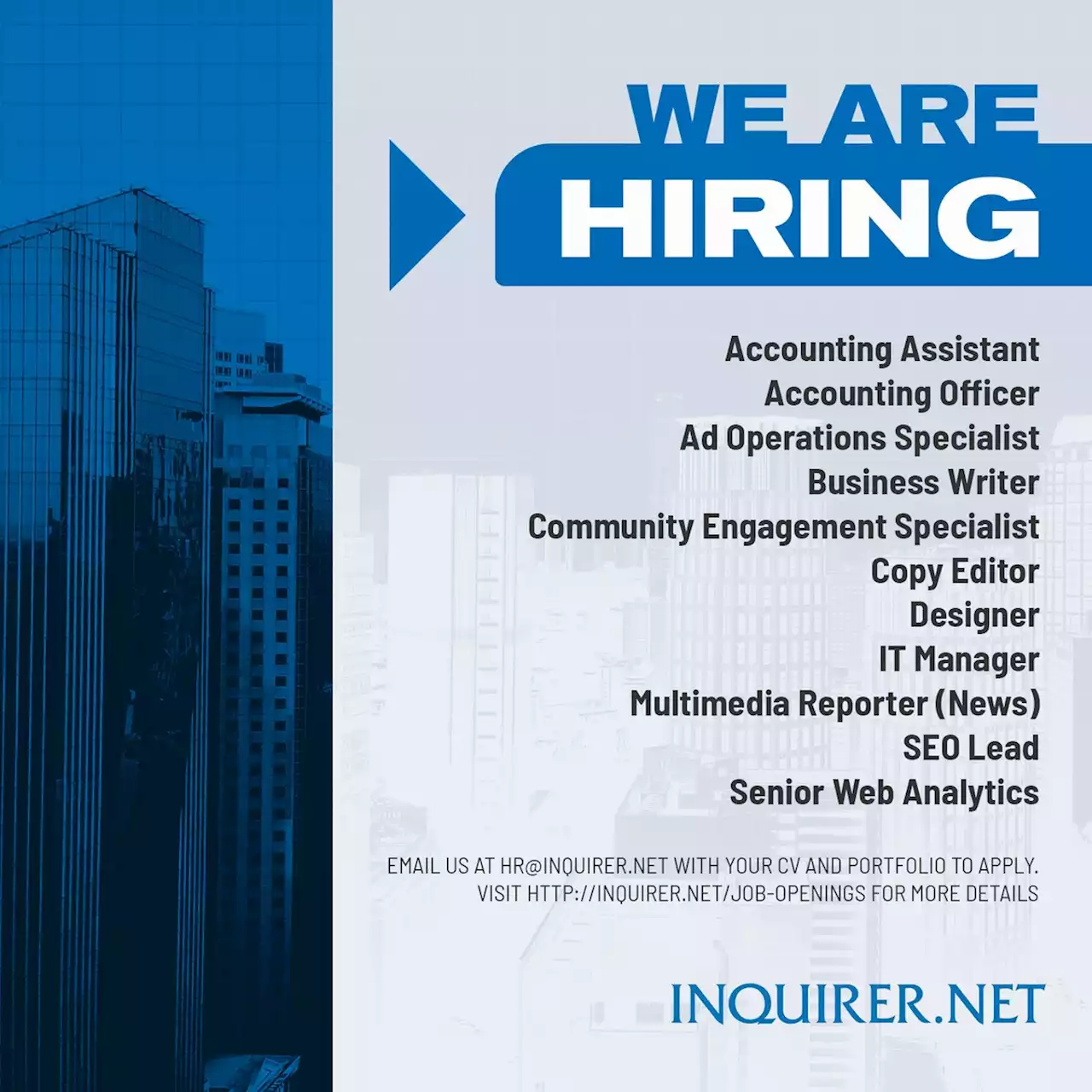 Job Openings - Inquirer.net