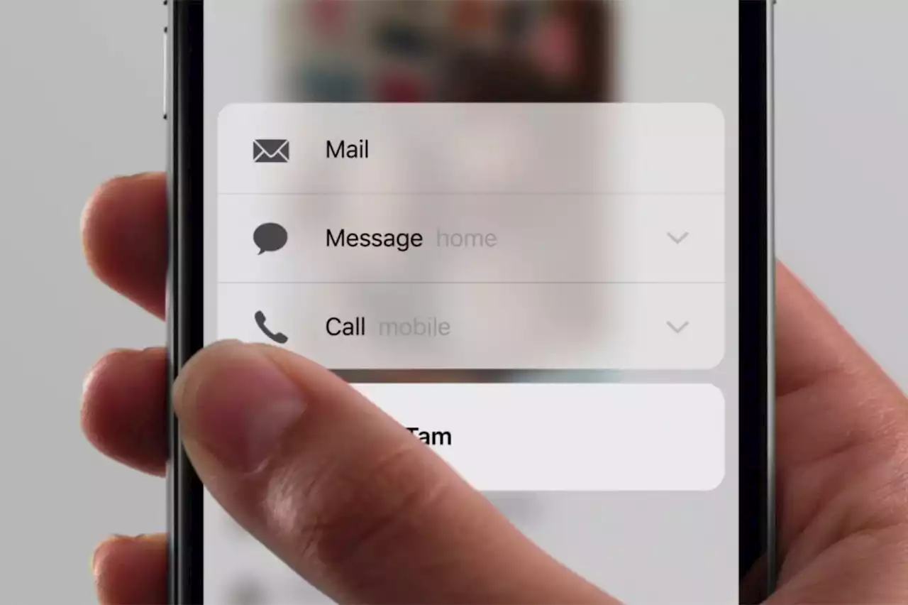 Apple va relancer le 3D Touch avec iOS 17 ?