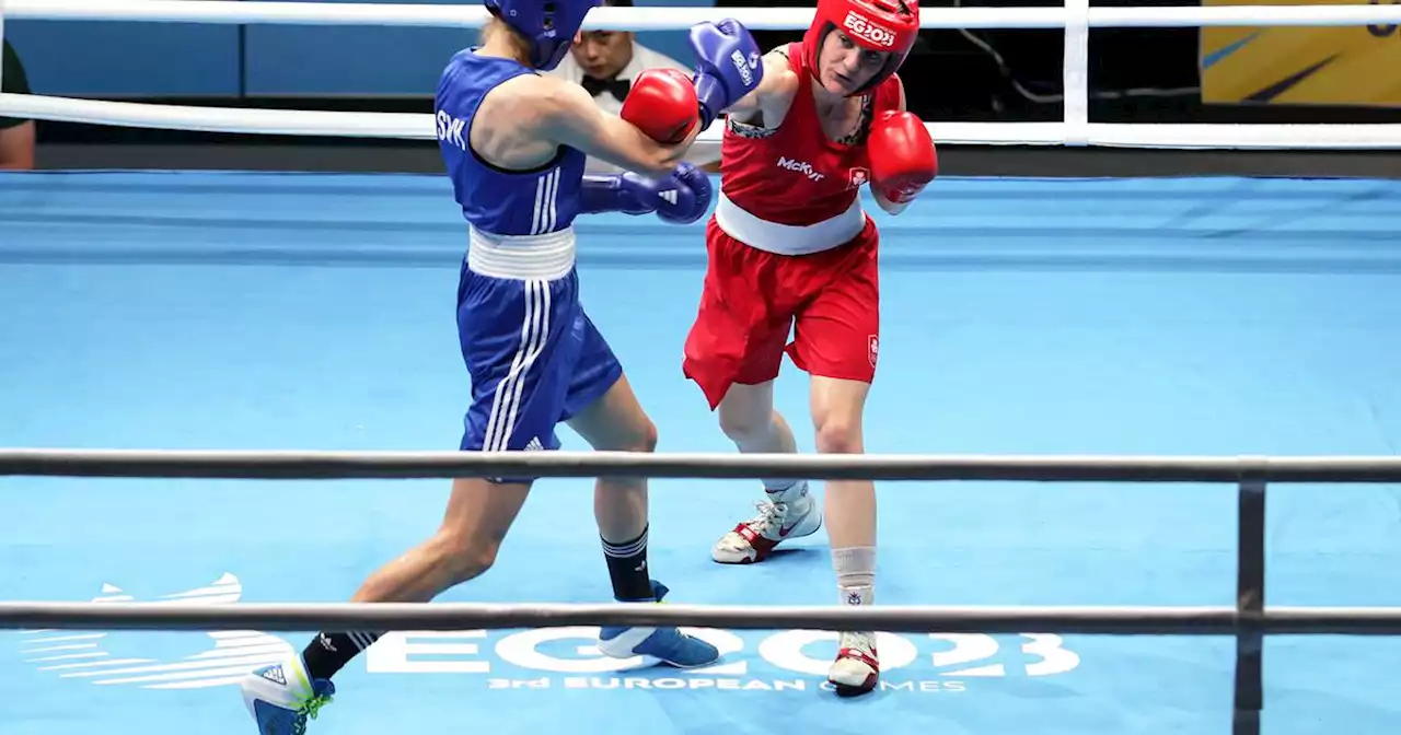 Kellie Harrington wins first match of European Games in Poland