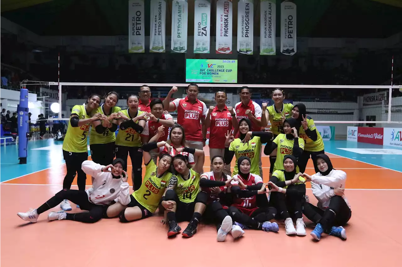 Lolos Semifinal AVC Challenge Cup 2023, Timnas Voli Putri Indonesia Bikin Sejarah