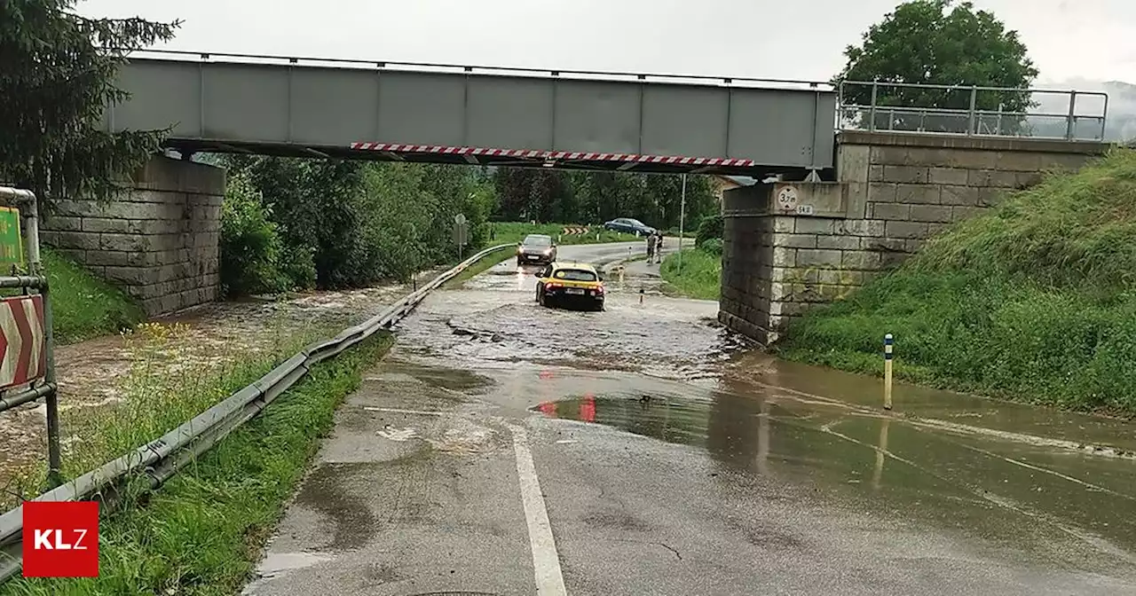 80 Feuerwehreinsätze: Unwetter sorgte für Überschwemmungen in Kärnten und Osttirol