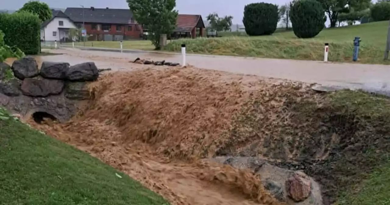 Warnstufe Rot: Hagelgewitter tobten im ganzen Land