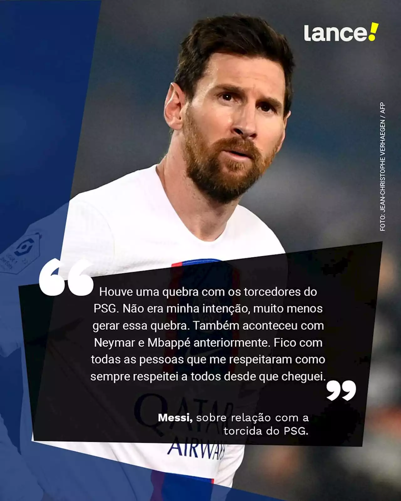 Em entrevista, Messi comenta saída conturbada do PSG: 'Foi complicado'