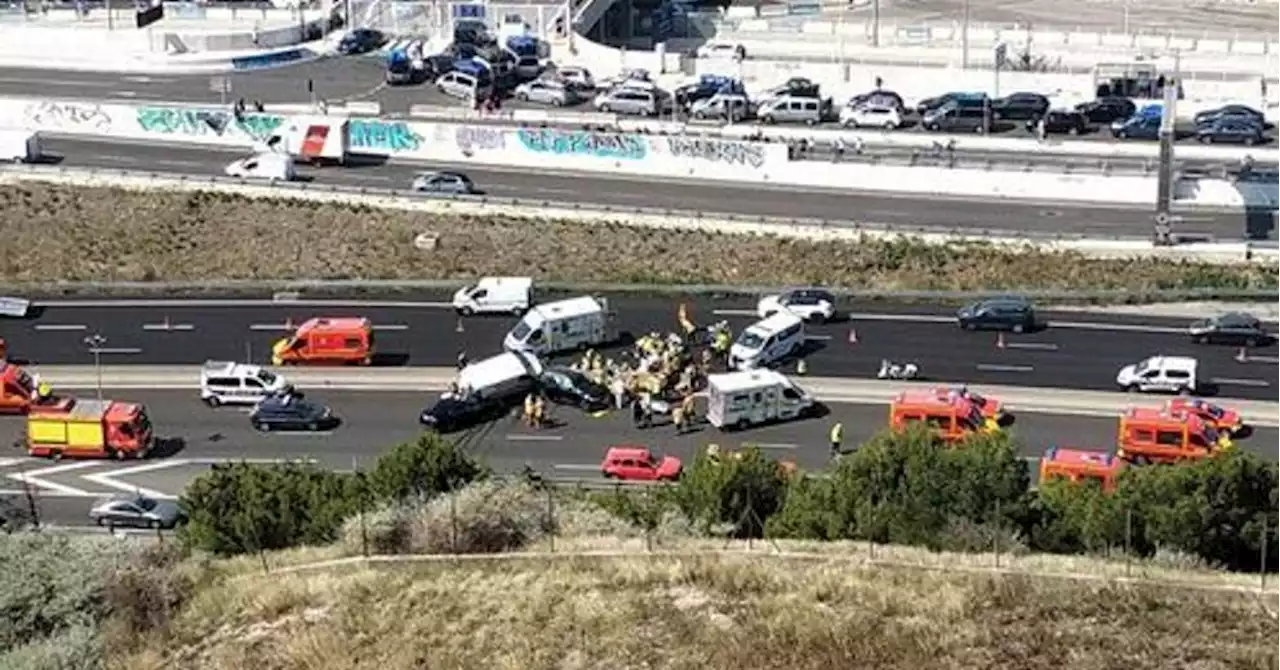 Trois personnes entre la vie et la mort, ce que l'on sait de l'accident survenu ce matin sur l'A55 à Marseille