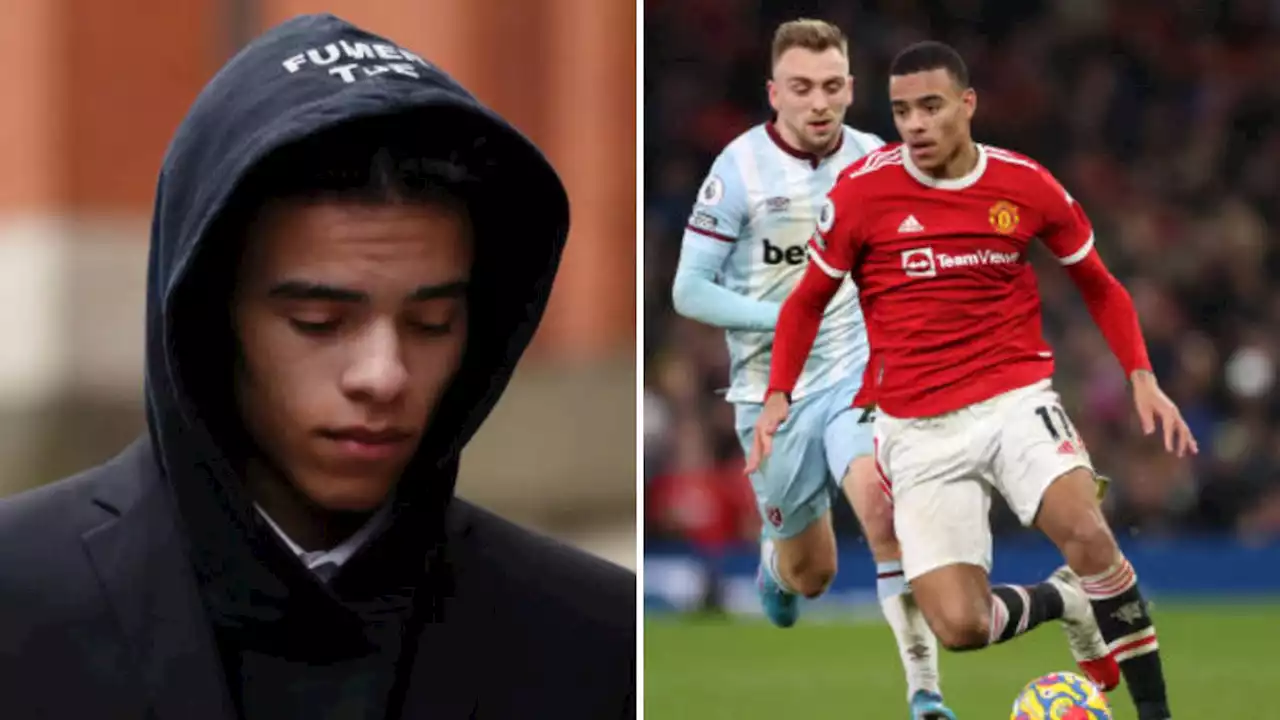 Mason Greenwood seen training again as Man Utd decision on his future looms after attempted rape charge dropped