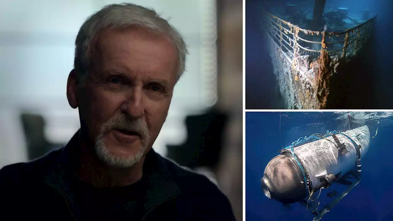 James Cameron 'struck by similarity' between Titan sub tragedy and sinking of the Titanic in 1912