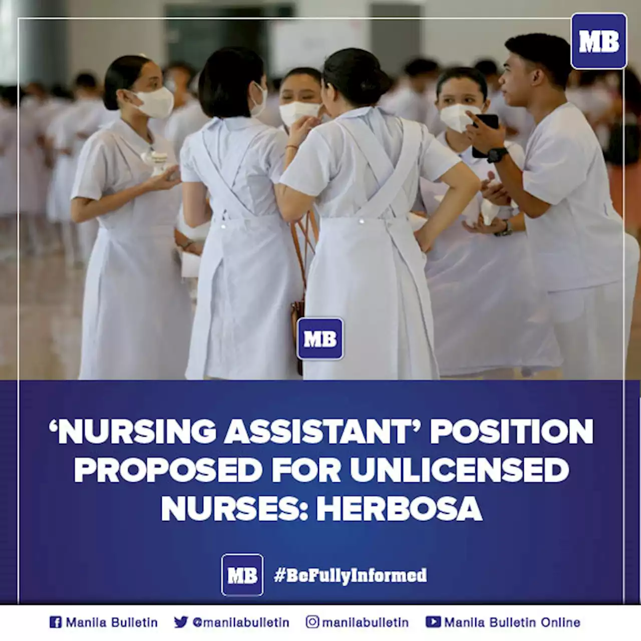 'Nursing assistant' position proposed for unlicensed nurses: Herbosa