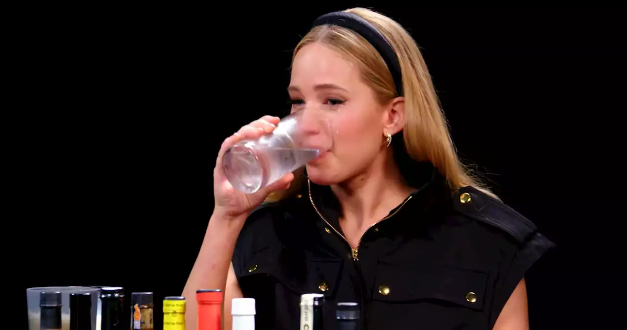 Jennifer Lawrence Was the Girl on Fire on Hot Ones