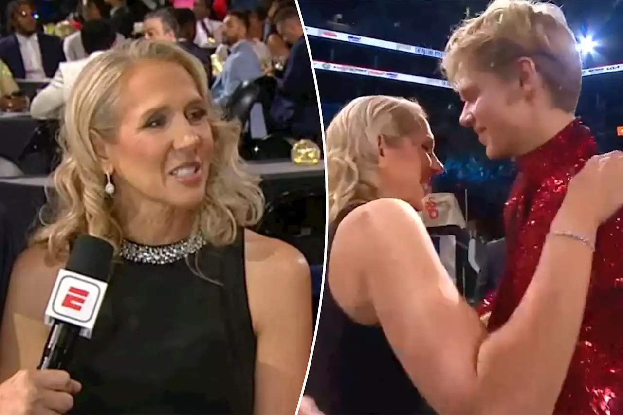 Gradey Dick’s mom shines at NBA Draft after her own stellar career: ‘Baddie’