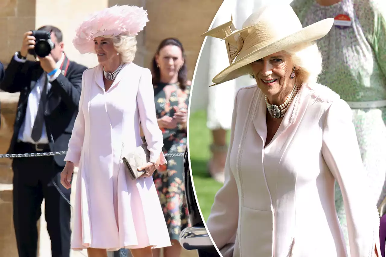 Queen Camilla accused of throwing ‘shade’ at Harry and Meghan with recycled dress