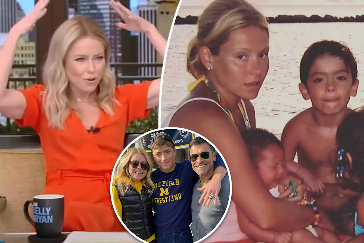 Kelly Ripa once woke up to son peeing all over her clothes: It sounded like ‘marbles dropping’