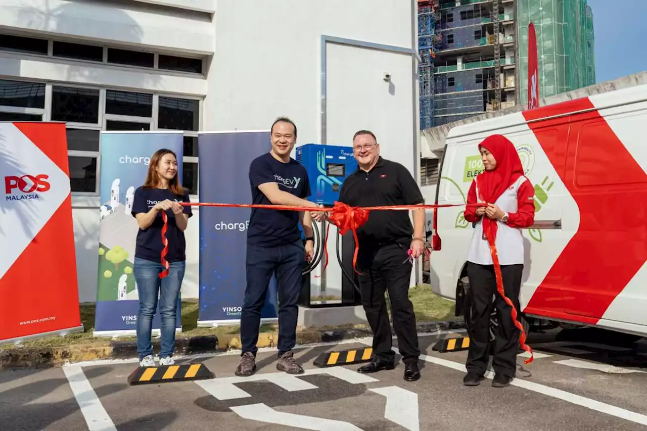 Pos Malaysia jalin kerjasama strategik dengan Yinson GreenTech pasang pengecas DC di pejabat pos - paultan.org