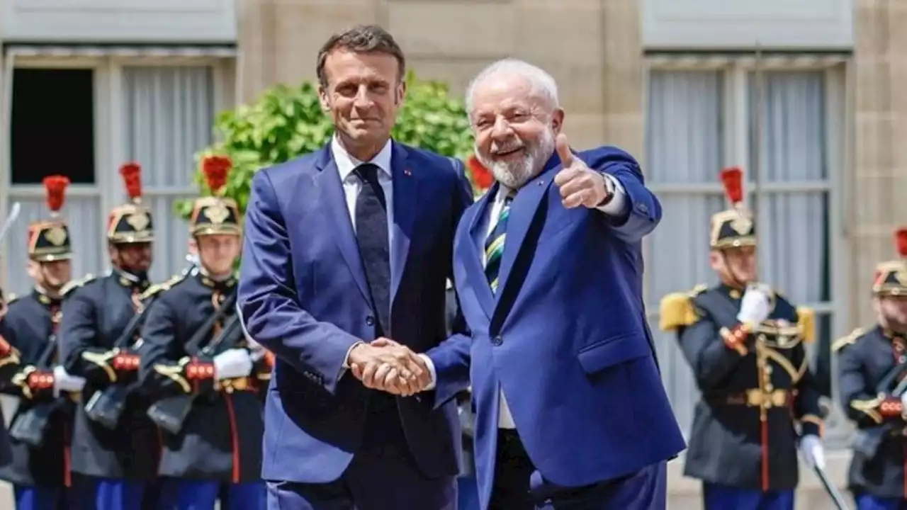 Em Paris, Lula e Macron falam sobre acordo UE-Mercosul e guerra na Ucrânia