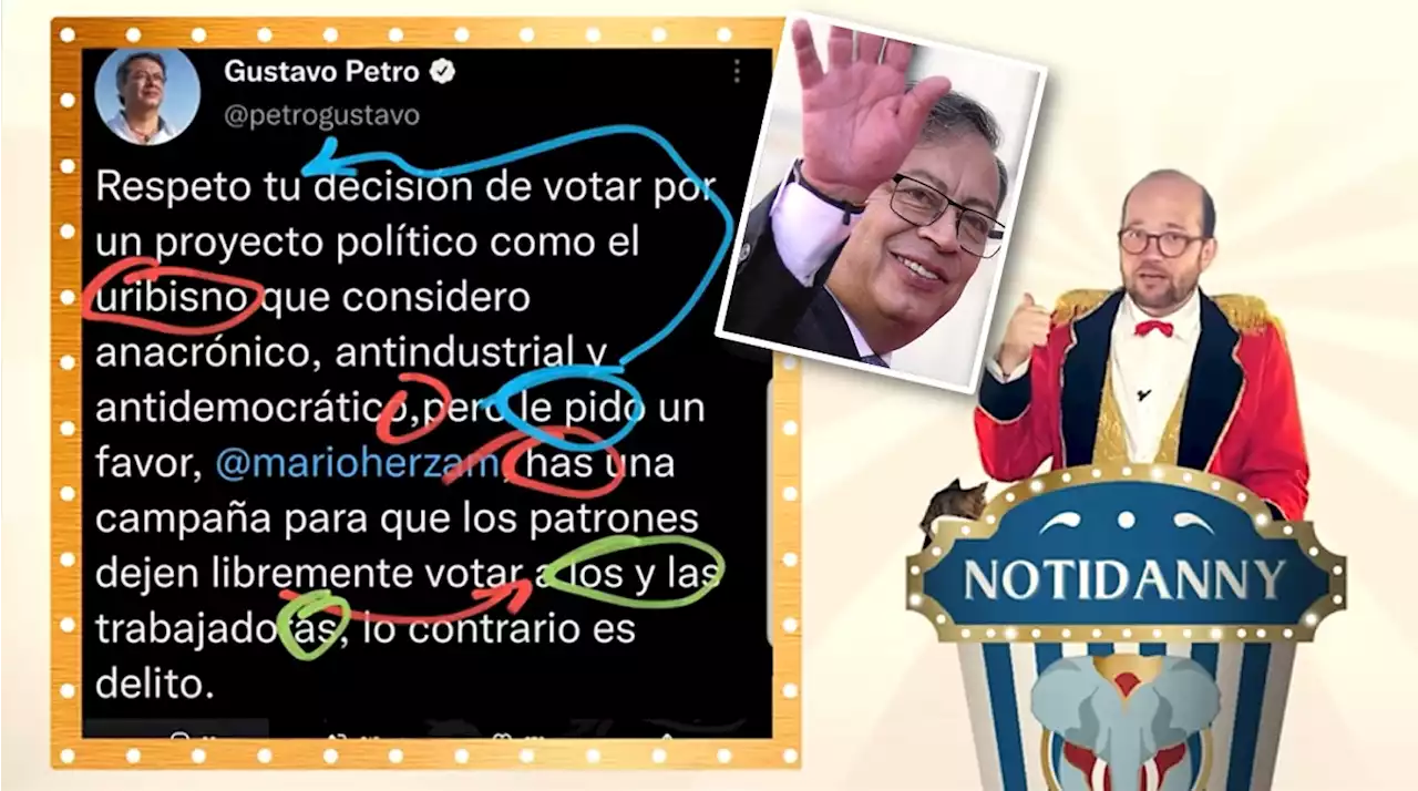 Que a Petro le enseñen ortografía, pide Daniel Samper, por “heces” en trinos del presidente - Pulzo