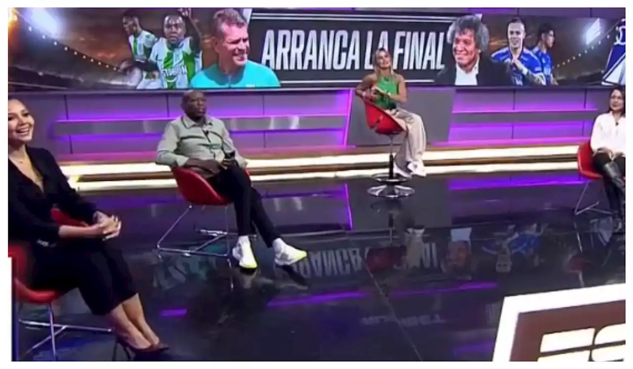 'Tino' Asprilla y el 'agarrón' con tres mujeres periodistas de ESPN por defender a Piqué - Pulzo