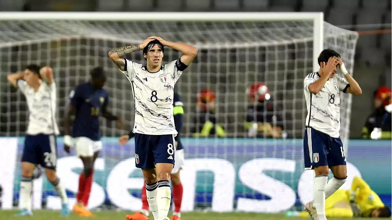 Italia Under 21, che rabbia: penalizzata dall’assenza di Var e Goal line technology, la Francia vince 2-1